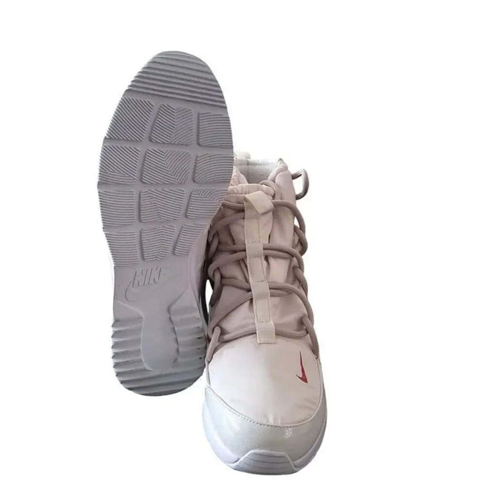 Nike Womens Shoes Beige 8 Tanjun High Rise Bungee Sneakers New